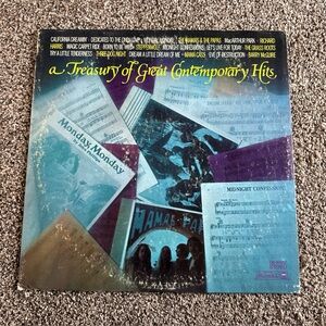 A Treasury Of Great Contemporary Hits - 1969 ABC/Dunhill DS 50057 Vinyl LP